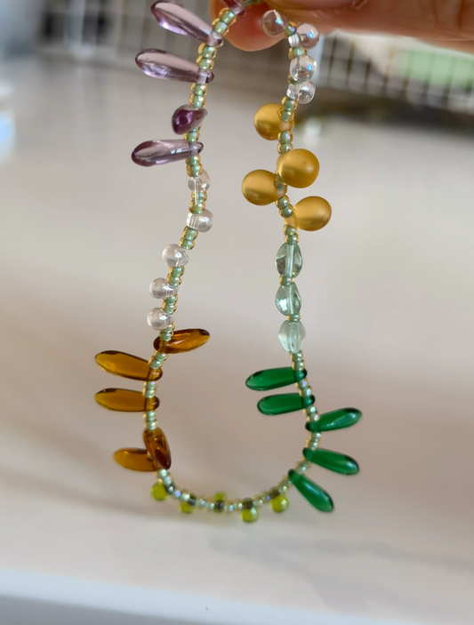 Summer Carnival Tassel Bead Bracelet