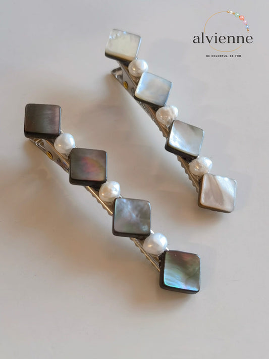 Pearl Tide Natural Shell Hair Clip