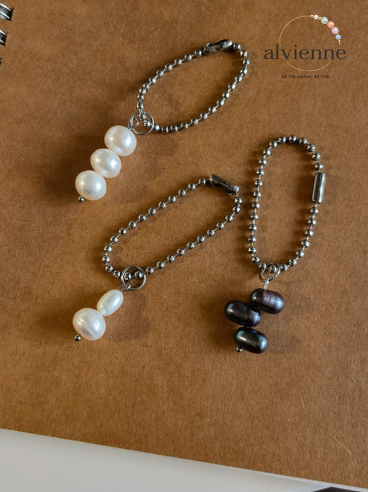 Pearl Whisper Minimalist Charm Strap